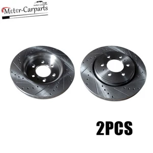 Front Drilled Brake Rotors For 2010-2020 Ford F-150 F150 Lincoln Navigator 54153 - Picture 1 of 6