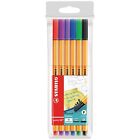 Stabilo Point 88 Fineliner Pens - Pack of 6 - Assorted Colours