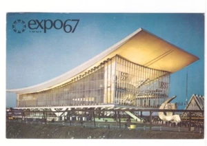 Unión Soviética Pabellón Expo 67, Montreal 1967 Cromo Postal Eslogan Cancelar - Imagen 1 de 2