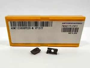 MITSUBISHI AOMT123608PEER-M New Carbide Inserts Grade VP15TF 10pcs - Picture 1 of 2