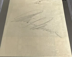 MARIlYN MONROE AUTHENTIC CUT AUTO PENCIL  AUTOGRAPH VINTAGE PSA/DNA RARE ⭐️ - Picture 1 of 3