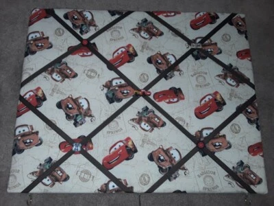 Cute Disney 'Cars' Themed Memory Board with Matching Accent Buttons - Image 1 of 2