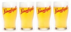 LEINENKUGEL'S BREWERY 4 VASOS DE CERVEZA ESTILO TULIPÁN NUEVO - Imagen 1 de 1