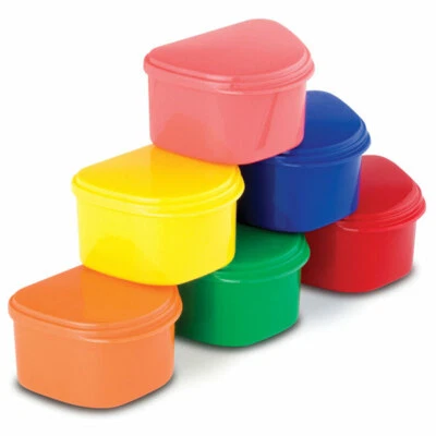 DENTURE BOX - ASSORTED COLORS (12PCS/BOX) - PLASDENT
