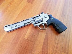 Dan Wesson 6" CO2 Pellet Revolver, Silver + 50 Capsules