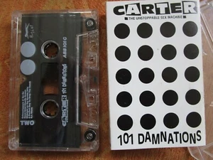 Carter The Unstoppable Sex Machine ‎– 101 Damnations BIG CAT Tape Cassette Album - Picture 1 of 4