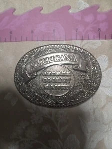 AMERICANA GEORGE COOLEY RANCH GÜRTELSCHNALLE! VINTAGE! SEHR SELTEN! SCHWER! SCHAU! - Bild 1 von 3
