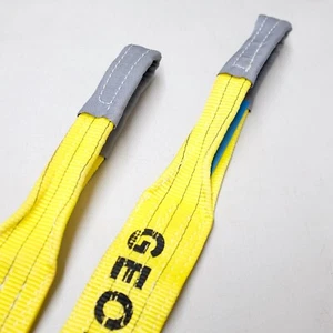WLL 3000kg*2m Flat Webbing Sling 8:1 George Lifting Rigging AS1353 BNE Stock - Picture 1 of 2