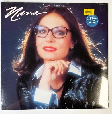 Nana Mouskouri S/T Self-Titled Hype Sticker Vinyl LP  Factory Sealed, NEW - Image 1 of 2