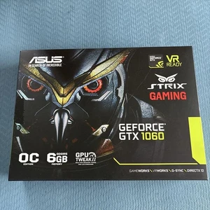 Asus Strix Gaming Gtx 1060 Oc Edition 6gb Gddr5 Vr Ready Graphics Card Gaming - Picture 1 of 4