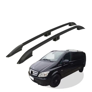 Dachreling passend für Mercedes Vito lang Baujahr ab 2003-2014 schwarz ABE - Bild 1 von 8
