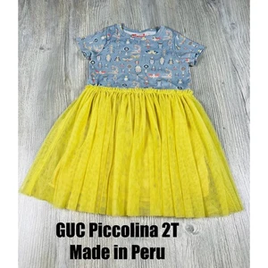 Piccolina Made in Peru Tulle Skirted Dress bug theme - Picture 1 of 1