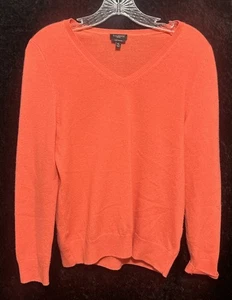 Suéter de manga larga para mujer Talbots mediano pequeño coral cachemir  - Imagen 1 de 6