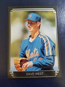 Dave David West 1989 Black Silver Border Blue Lettering on Back (a) NM - Picture 1 of 2