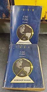1999 Ford F150 F250 Pickup Truck Shop Service Repair Manual Set - Bild 1 von 9