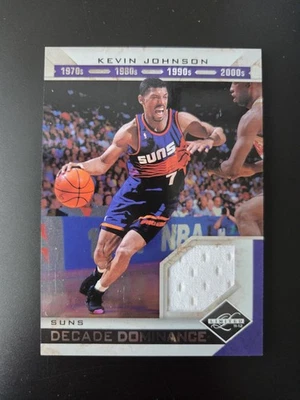 Camiseta deportiva Kevin Johnson 2012-13 Limited Decade Dominance/99 #10 parche muestra Foto 1 de 2