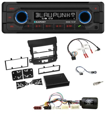 Blaupunkt Lenkrad MP3 CD Bluetooth USB Autoradio für Mitsubishi Outlander aktiv - Bild 1 von 4