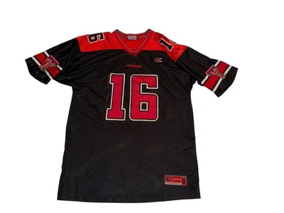 Texas Tech Red Raiders Football Jersey Y2K Colosseum Athletics Black Men Large - Image 1 of 4