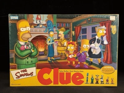 The Simpsons Clue Parker Brother's Classic Detective Game Sealed - Image 1 of 4