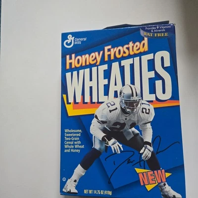 Deion Sanders Dallas Cowboys Honey Frosted Wheaties Cereal Unopened - Image 1 of 3