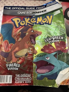 Pokemon Rosso Fuoco e Verde Foglia Guida Ufficiale Nintendo Giocatore Nintendo GBA - Foto 1 di 12