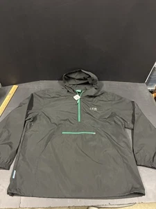 Starbucks Windbreaker Jacket LE/19 Logo Black 1/4 Zip Leadership Size XXL - Picture 1 of 12
