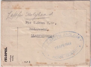 WW2 Folded Entire No.1 Battn Anglesey Home Guard 1944 Muster Instructions - Picture 1 of 4