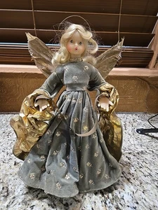 Vintage Wachsengel Christbaumspitze Pauline Leidel Spreen W. Germany RAR Puppe - Bild 1 von 10