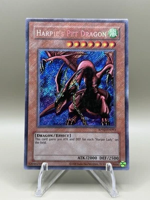 YuGiOh Harpie's Pet Dragon RP02-EN093 (2020 Date Reprint) Foil Bleed Pack Fresh - Image 1 of 2