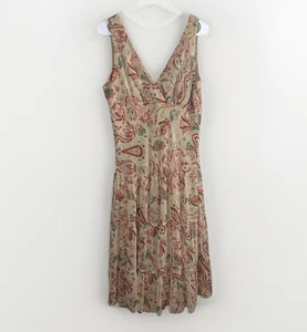 Vestido Babydoll De Colección Y2K Dressbarn Talla 12 Cintura Caída Volantes Sin Mangas Hada Boho - Imagen 1 de 7
