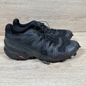 Salomon Speedcross 5 Schuhe Herren Größe 9 schwarz Trailrunning Ortholite Grip - Bild 1 von 10