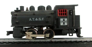 HO Scale Santa Fe 0-4-0 Tank Switcher Steam Powered Locomotive - Picture 1 of 5