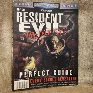 Official Resident Evil 3 Nemesis Versus Books Perfect Guide Strategy, No Poster - Imagen 1 de 5