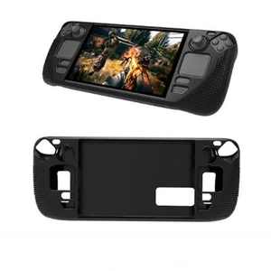 For Steam Deck Game Console Case Silicone Protective Cover w/Anti-slip Particles - Picture 1 of 6