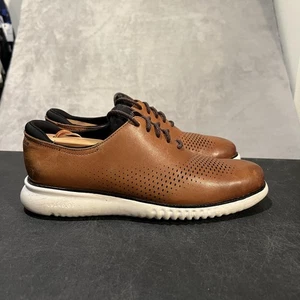 Cole Haan 2.zerogrand Laser Wingtip Shoes Mens 8.5 Grand OS Oxford Casual Dress - Picture 1 of 10