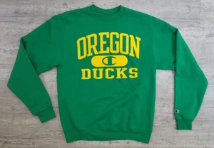 NWOT Champion Green OREGON DUCKS Sweatshirt - Size M - Picture 1 of 7