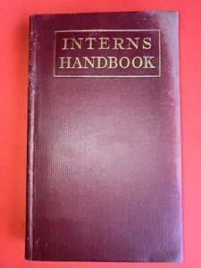 Interns Handbook 1938 Syracuse Faculty Lippincott Hardcover Second Edition - Bild 1 von 7