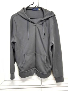 Polo Ralph Lauren Men’s Full Zip Gray Hoodie Sz Large - Picture 1 of 2