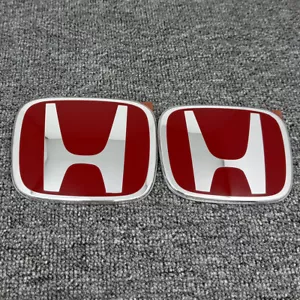 Parrilla delantera maletero emblema rojo para Honda Civic 2022-2025 Si sedán 4 puertas insignia FE - Imagen 1 de 4