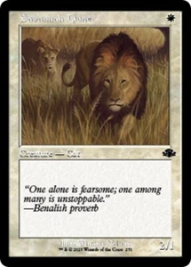 MTG Savannah Lions (Retro Frame) - DMR Dominaria Remastered NM - Picture 1 of 1
