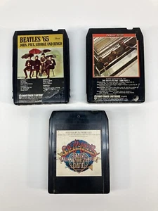 Beatles - 8 Track Tape Lot of 3- Beatles '65, 1962-1966, VARIOUS SGT. PEPPERS - Imagen 1 de 9