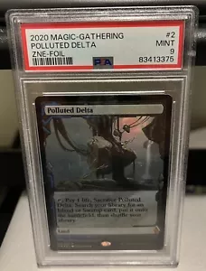 2020 MTG ZNE Polluted Delta #2 Foil PSA 9 - Picture 1 of 2