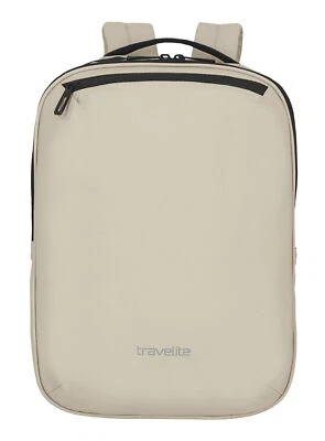 travelite Basic Backpack Rucksack Freizeitrucksack Rucksack Ivory creme schwarz - Bild 1 von 4