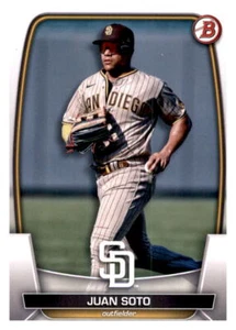 2023 Bowman Juan Soto Base Card MLB PWE Set Break Padres #52 - Foto 1 di 2