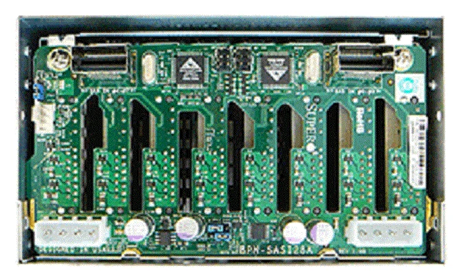 Supermicro BPN-SAS-I28A HDD backplane board for 8x 2.5" SAS/SATA HDD - Image 1 of 1