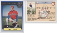 1992 Front Row Draft Picks Silver Carey Paige #20