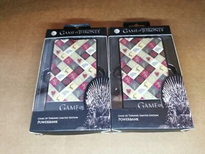 Lot 2 AT&T Game of Thrones Power Bank 5000mAh - Red / Multi/Y10A - Picture 1 of 4