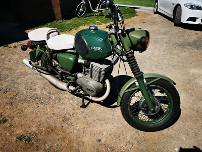 Vintage MZ TS 250/1 NVA DDR Motorrad mit Nachweis/Papieren - Bild 1 von 4