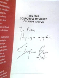 The Five Sorrowful Mysteries of Andy Africa (Stephen Buoro - 2023) (ID:72118) - Picture 1 of 2