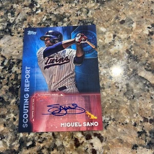 2016 Topps - Scouting Report Autographs #SRA-MS Miguel Sanó (AU, RC) - Picture 1 of 2